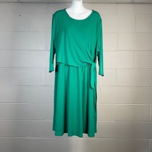 Lane Bryant Green Dress NWT